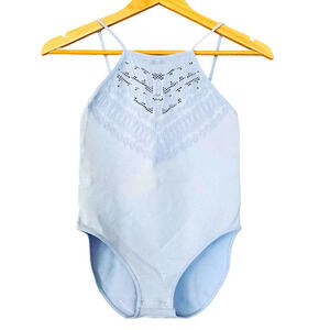 Free People Intimately Bodysuit Cutout Sleeveless Purple Size Medium/Large NEW